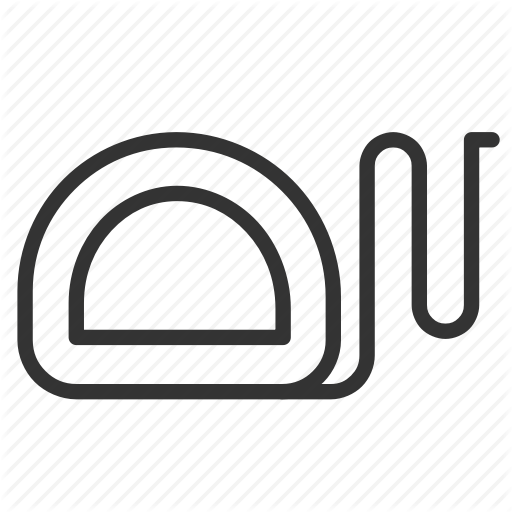 Length, Measurement, Measuring Tape, Meter, Metric, Unit Icon