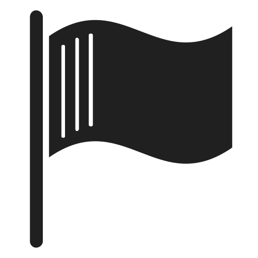 Flag, Wave, Mono Icon Free Of Snipicons Mono