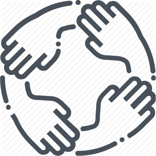 Cooperation, Hand, Hands, Partnership, People, Team, Unity Icon