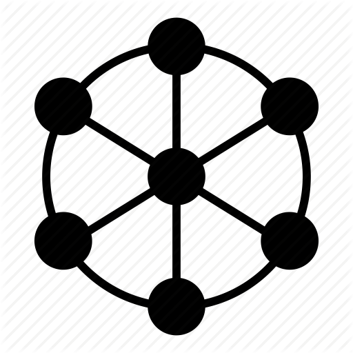 Abstract, Circles, Connected, Universal Icon