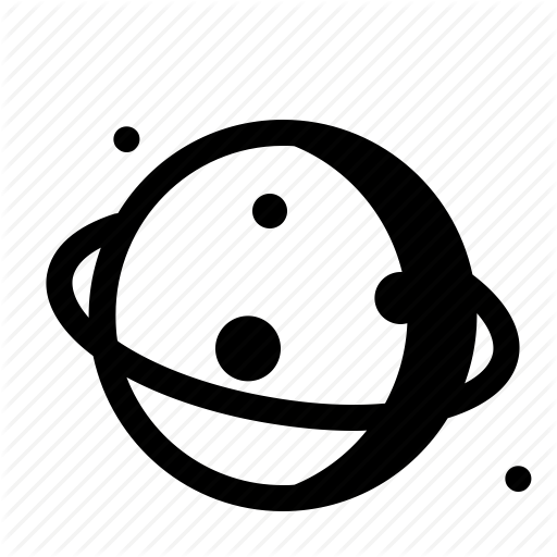 Galaxy, Planet, Ring, Saturn, Science, Space, Universe Icon