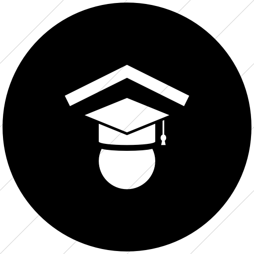 Flat Circle White On Black Ocha Humanitarians