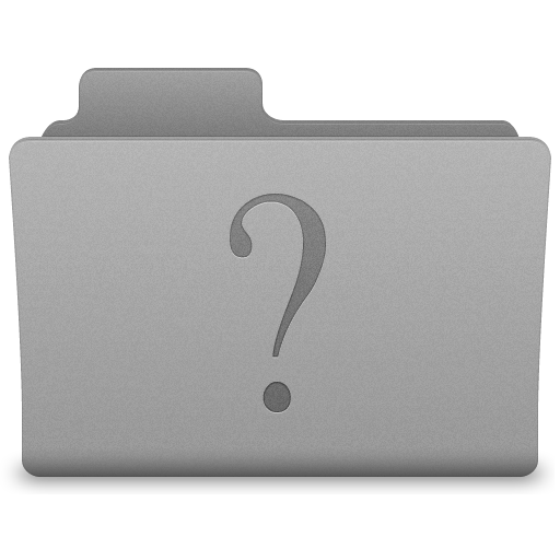 Grey Unknown Folder Icon