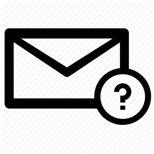 Email, Help, Message, Question, Unknown Icon