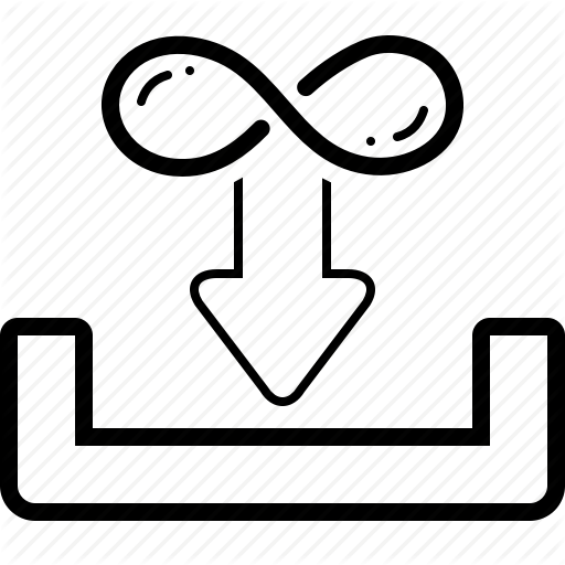 Download, Infinite, Unlimited Icon