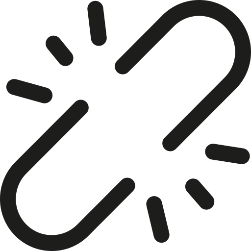 Unlink Icon Free Of Multimedia Element Set