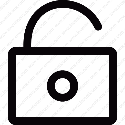 Download Unlocked,interface,padlock,unlock Icon Inventicons