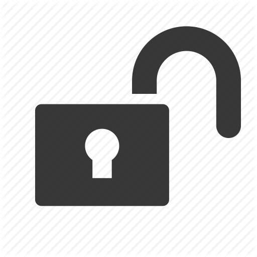 Interface, Not Secure, Raw, Simple, Unlock, Unlocked, Web Icon