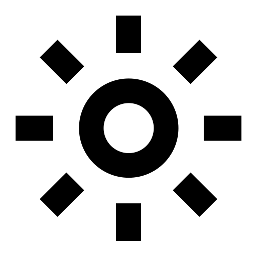 Brightness Down Icon