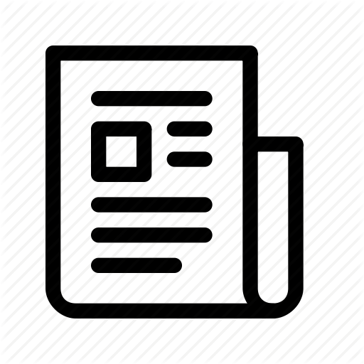 Blog, Events, Feed, News, Newspaper, Paper, Updates Icon