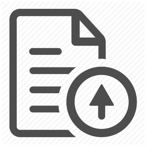 Arrow, Document, File, Page, Text, Up, Upload Icon