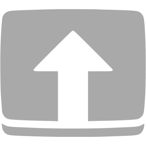 Dark Gray Upload Icon