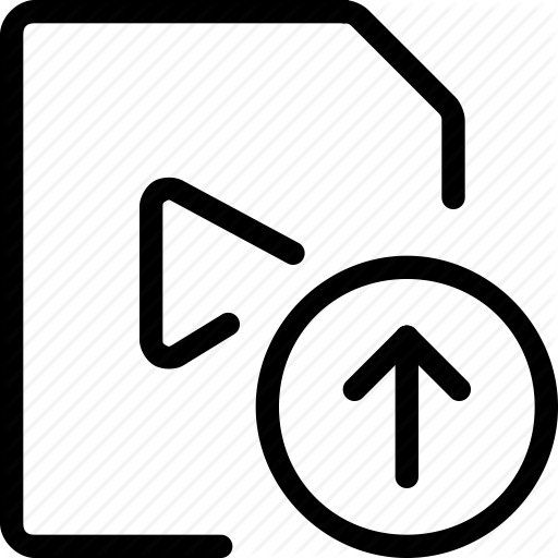 Arrow, File, Movies, Television, Tv, Up, Upload, Video Icon