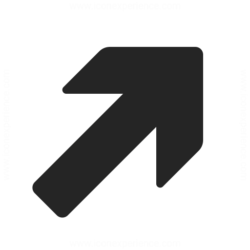 Arrow Up Right Icon Iconexperience