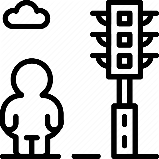 City, House, Pedestrian, Street, Urban Icon