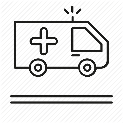 Ambulance, Car, Emergency, Medical, Urgent Care Icon