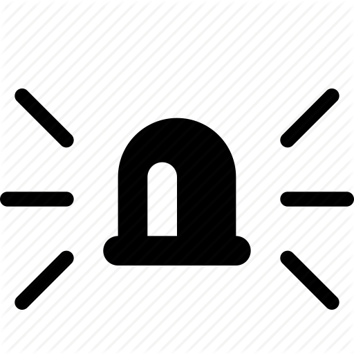Emergency, Police, Siren, Urgent Icon