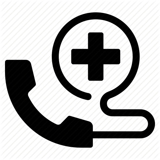 Call, Emergency, Hospital, Line, Number, Urgency, Urgent Icon