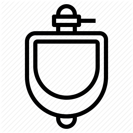 Bathroom, Restroom, Toilet, Urinal Icon