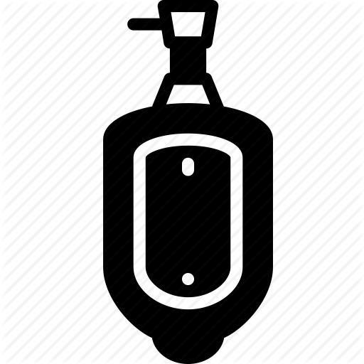 Bathroom, Solid, Urinal Icon