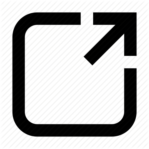 Ink, Link, New, Open, Outside, Tab, Url Icon