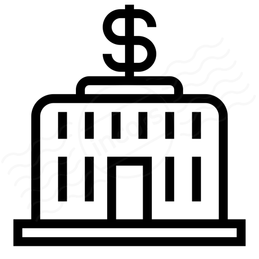 Iconexperience I Collection Central Bank Dollar Icon