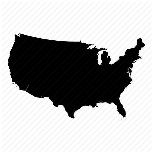 America, American, Country, Map, States, United, Usa Icon