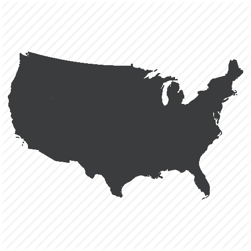 America, Location, Map, Navigation, United States, Us, Usa Icon