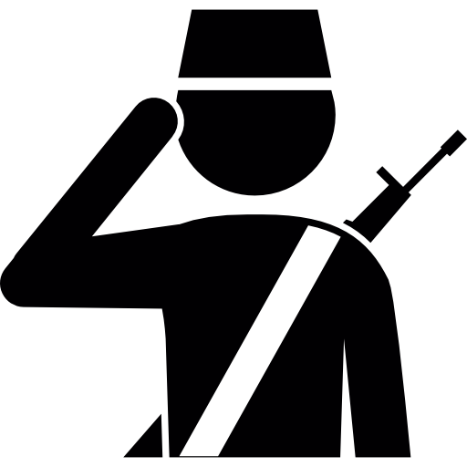 Soldier Salute Icons Free Download