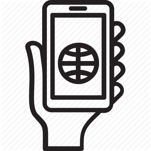 Hand Holding Smartphone, Mobile Communication, Mobile Phone Usage