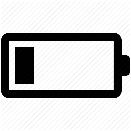 Bar, Battery, Charge, One, Status, Usage Icon