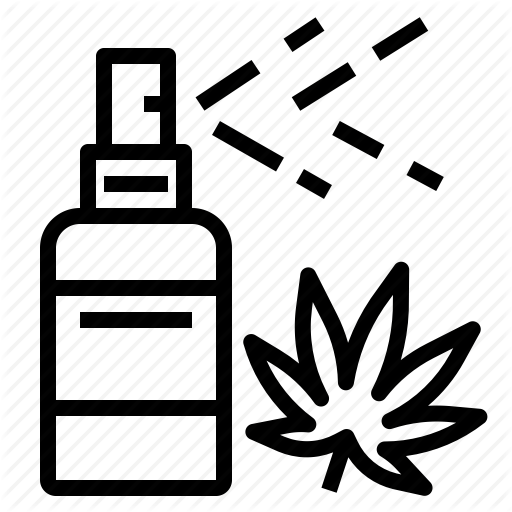 Cannabis, Dispenser, Medical, Mouth, Spray, Usage Icon