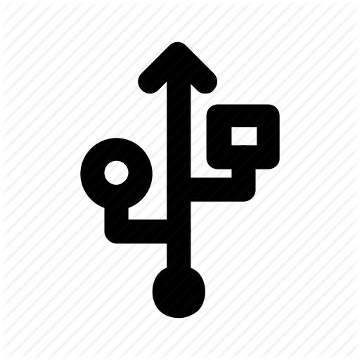 Connect, Data, Port, Sign, Usb Icon