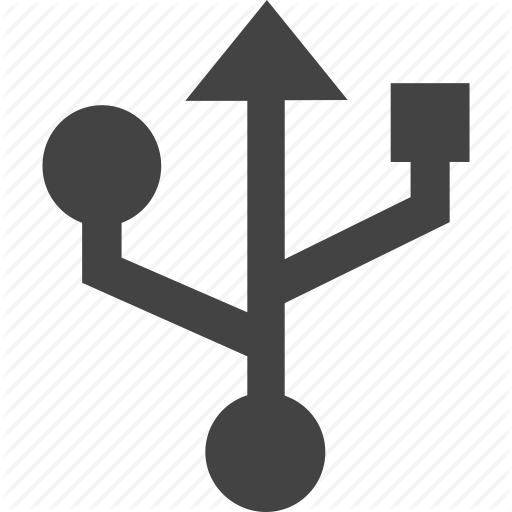 Connection, Port, Usb Icon
