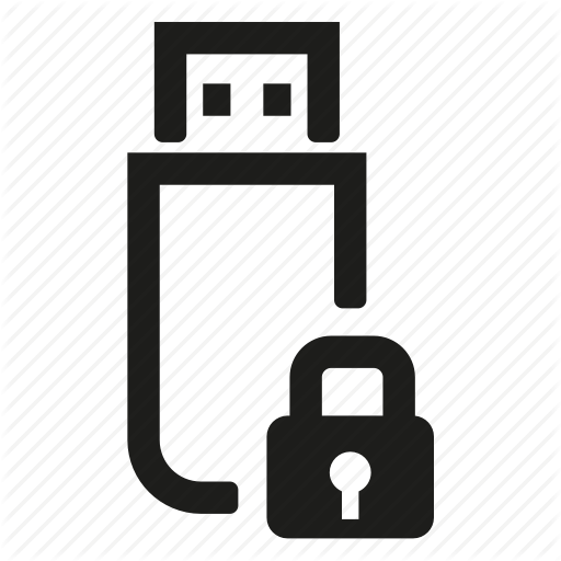 Blocked, Drive, Flash, Lock, Storage, Usb Icon