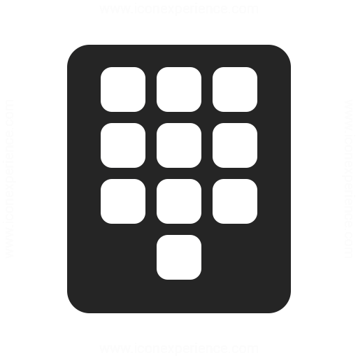 Numeric Keypad Icon Iconexperience