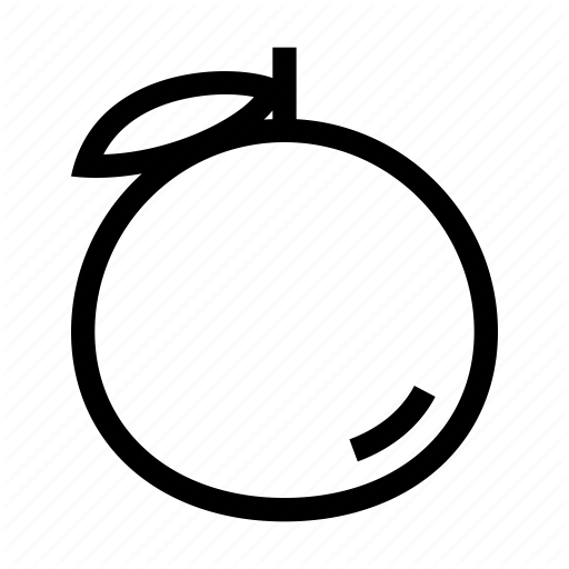 Bio, Food, Fruit, Orange, Organic Icon