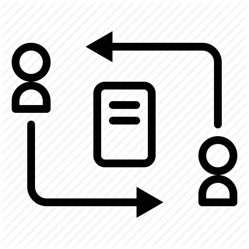 Data, Document, Flow, Information, Use Icon