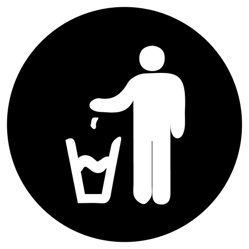 Dustbin Round Service Icon