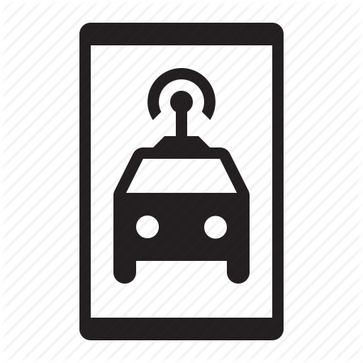 App, Cab, Car, Phone, Smart, Taxi, Uber Icon
