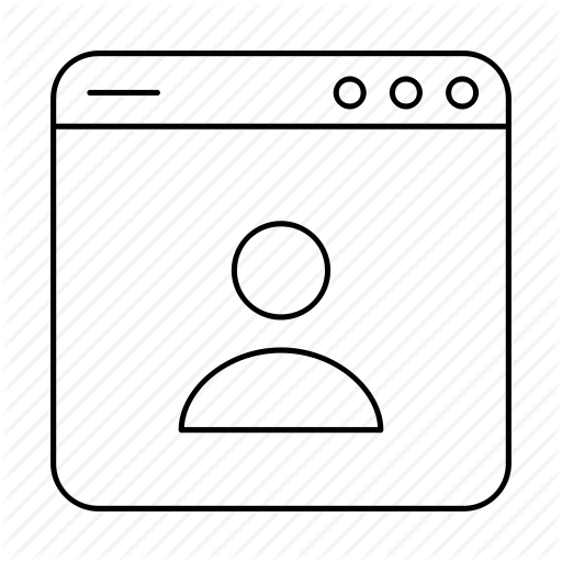 Interface, Person, Profile, Thin, Ui, User, User Interface Icon