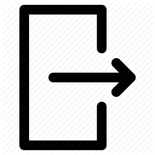 Logout, Outline, Sign Out, Ui, User Interface Icon