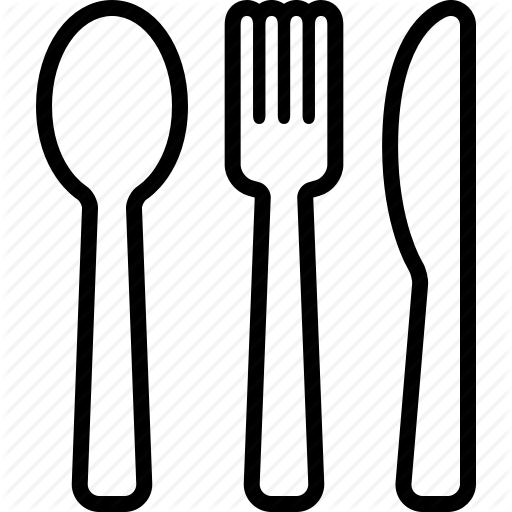 Cutlery, Fork, Kitchen, Knife, Silverware, Spoon, Utensils Icon