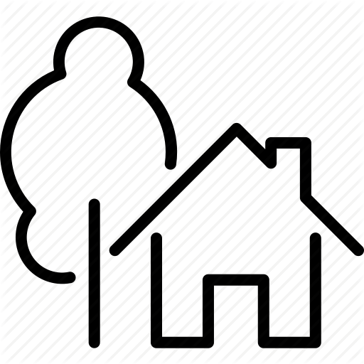 Home, House, Housing, Tree, Utilities Icon