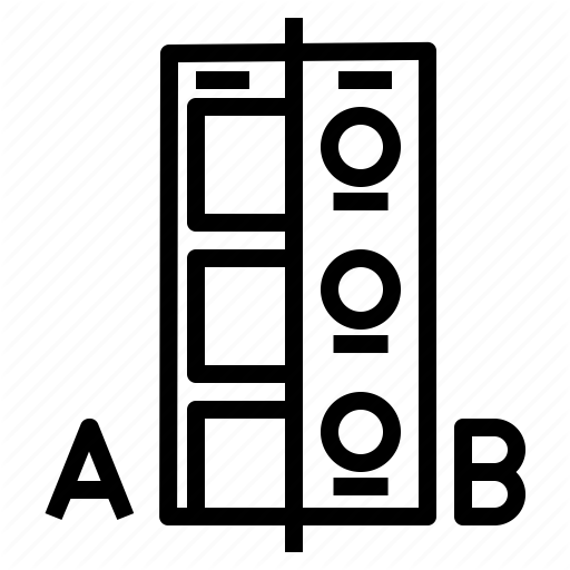 A, B, Prototype, Test, Testing, Ui, Ux Icon