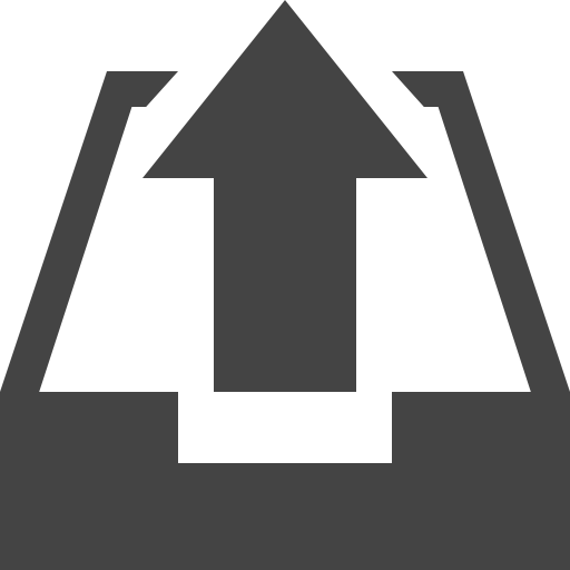 Mailing, Mail, Sending, Arrows, Work, Up Arrow Icon