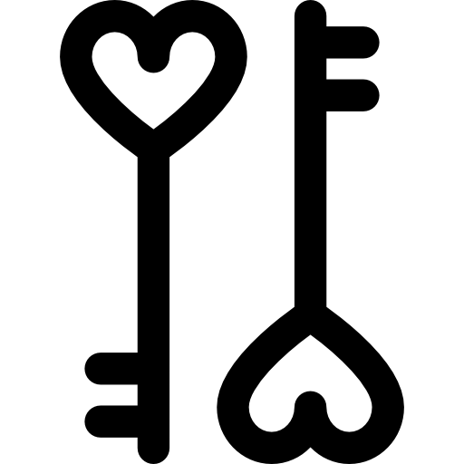 Valentines Day Key Icon