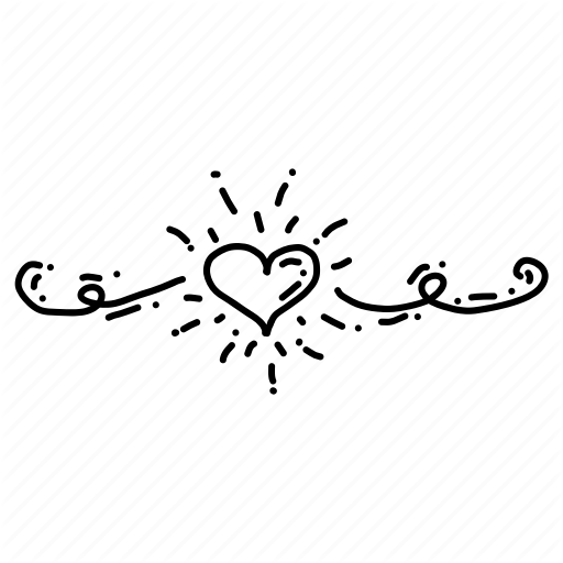 Doodle, February, Heart, Love, Sketch, Valentines Day Icon