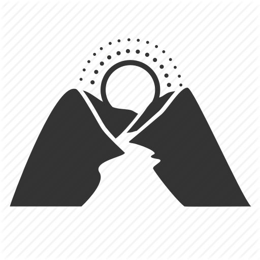 River, Sightseeing, Sunrise, Sunset, Valley, View, Viewpoint Icon