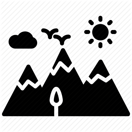 Hills, Landforms, Mountains, Scenery, Valley Icon